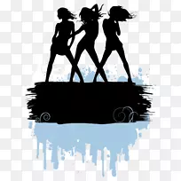 插画-跳舞的女人-空若网 插画-跳舞的女人-空若网