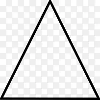 等边三角形计算机图标.白线-空若网 等边三角形计算机图标.白线-空若网