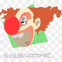 超级肉男孩卡通鼻子剪辑艺术-悲伤小丑-空若网 超级肉男孩卡通鼻子剪辑艺术-悲伤小丑-空若网