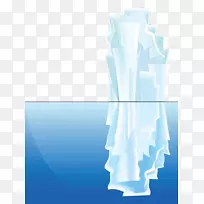 北极冰山插图-手绘水冰山冰-空若网 北极冰山插图-手绘水冰山冰-空若网