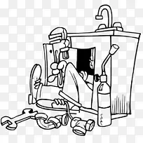 水管工水暖着色书-绿色技术线-空若网 水管工水暖着色书-绿色技术线-空若网