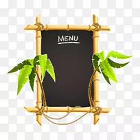 竹子画框免版税插图-竹子-空若网 竹子画框免版税插图-竹子-空若网