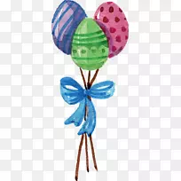 复活节兔子彩蛋水彩画彩蛋-空若网 复活节兔子彩蛋水彩画彩蛋-空若网