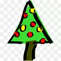 圣诞树剪贴画-圣诞节-空若网 圣诞树剪贴画-圣诞节-空若网