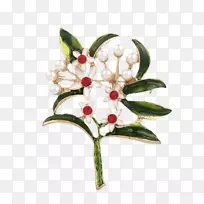 耳环胸针仿宝石及人造宝石仿珍珠项链-花卉首饰-空若网 耳环胸针仿宝石及人造宝石仿珍珠项链-花卉首饰-空若网