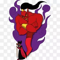 雅法尔精灵伊阿戈阿拉丁-字符插图-空若网 雅法尔精灵伊阿戈阿拉丁-字符插图-空若网