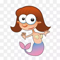 卡通美人鱼剪贴画.动画美人鱼材料-空若网 卡通美人鱼剪贴画.动画美人鱼材料-空若网