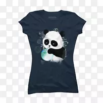 大熊猫、北极熊-创意T恤设计-空若网 大熊猫、北极熊-创意T恤设计-空若网