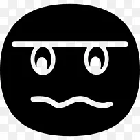 表情符号封装的PostScript电脑图标笑脸-忧心忡忡-空若网 表情符号封装的PostScript电脑图标笑脸-忧心忡忡-空若网