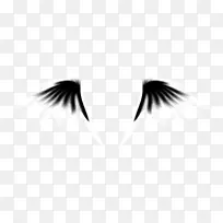 黑白翅膀剪贴画-空若网 黑白翅膀剪贴画-空若网