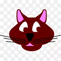 猫剪贴画-猫标志-空若网 猫剪贴画-猫标志-空若网