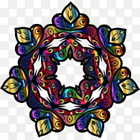 对称万花筒线剪贴画线-空若网 对称万花筒线剪贴画线-空若网