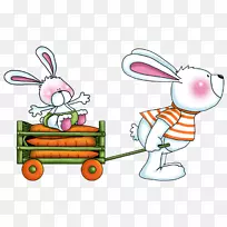 剪贴画-可爱的兔子-空若网 剪贴画-可爱的兔子-空若网