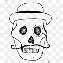 印花T恤衫上校剪贴画卡通头骨手指-空若网 印花T恤衫上校剪贴画卡通头骨手指-空若网