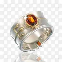 琥珀戒指宝石首饰曲线戒指-空若网 琥珀戒指宝石首饰曲线戒指-空若网