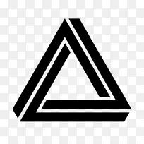 彭罗斯三角标志几何形状-三角形-空若网 彭罗斯三角标志几何形状-三角形-空若网