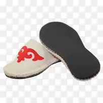 拖鞋毛毡羊毛红拖鞋-空若网 拖鞋毛毡羊毛红拖鞋-空若网