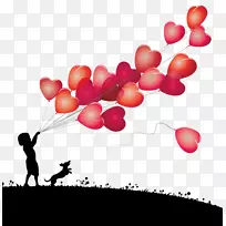 气球儿童爱情剪贴画-很多-空若网 气球儿童爱情剪贴画-很多-空若网