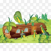 昆虫自然-免费插图-昆虫和树木-空若网 昆虫自然-免费插图-昆虫和树木-空若网