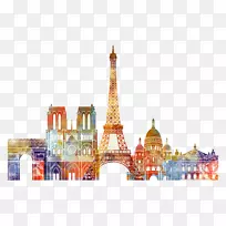 巴黎水彩画-巴黎水彩画-空若网 巴黎水彩画-巴黎水彩画-空若网