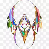 线条体饰品对称字体几何学人-空若网 线条体饰品对称字体几何学人-空若网