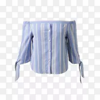 蓝肩袖扣衬衫-空若网 蓝肩袖扣衬衫-空若网
