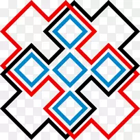 对称几何学正方形线-空若网 对称几何学正方形线-空若网