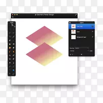 Pixelmator多媒体海报.几何层-空若网 Pixelmator多媒体海报.几何层-空若网