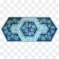 绿色对称纺织图案.被子-空若网 绿色对称纺织图案.被子-空若网