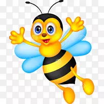 蜜蜂剪贴画.卡通昆虫-空若网 蜜蜂剪贴画.卡通昆虫-空若网