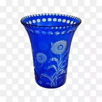 钴蓝桌玻璃花瓶-空若网 钴蓝桌玻璃花瓶-空若网