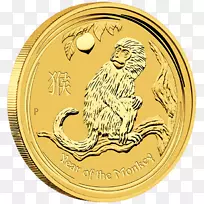 珀斯薄荷金币系列-猴子年-空若网 珀斯薄荷金币系列-猴子年-空若网