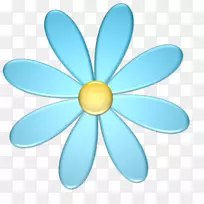 蓝色黄色剪贴画-娇嫩的花瓣-空若网 蓝色黄色剪贴画-娇嫩的花瓣-空若网