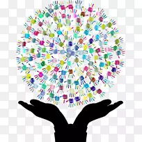 树手剪贴画-树-空若网 树手剪贴画-树-空若网