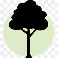 计算机图标树剪贴画树-空若网 计算机图标树剪贴画树-空若网