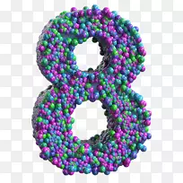 艺术数字剪贴画.彩色装饰图案-空若网 艺术数字剪贴画.彩色装饰图案-空若网