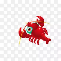 龙虾动画剪辑艺术-卡通龙虾-空若网 龙虾动画剪辑艺术-卡通龙虾-空若网