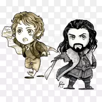 索林奥肯盾莱戈拉斯比尔博巴金斯霍比特人的艺术-空若网 索林奥肯盾莱戈拉斯比尔博巴金斯霍比特人的艺术-空若网