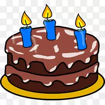 生日蛋糕巧克力蛋糕馅饼剪贴画-空若网 生日蛋糕巧克力蛋糕馅饼剪贴画-空若网