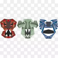 几何形状对称掩模-空若网 几何形状对称掩模-空若网