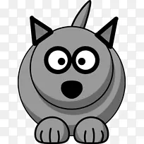 灰狼动画剪辑艺术-卡通狼-空若网 灰狼动画剪辑艺术-卡通狼-空若网