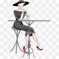 咖啡厅贴纸墙贴纸的优雅设计-空若网 咖啡厅贴纸墙贴纸的优雅设计-空若网