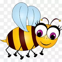 蜜蜂卡通昆虫-蜜蜂-空若网 蜜蜂卡通昆虫-蜜蜂-空若网