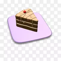 矩形棕色美味蛋糕-空若网 矩形棕色美味蛋糕-空若网