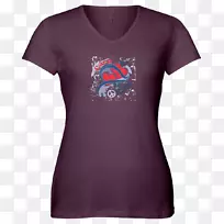 长袖t恤上衣复古印花-空若网 长袖t恤上衣复古印花-空若网