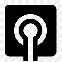 电脑图标交流电源插头和插座循环电池充电器.圆-空若网 电脑图标交流电源插头和插座循环电池充电器.圆-空若网