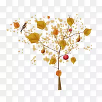 树秋剪贴画-树-空若网 树秋剪贴画-树-空若网