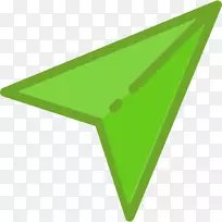 线三角形绿色鼠标光标png-空若网 线三角形绿色鼠标光标png-空若网