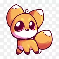 动画素描-小狐狸-空若网 动画素描-小狐狸-空若网