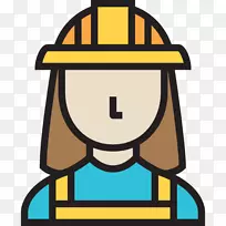 计算机图标化身劳动者妇女-阿凡达-空若网 计算机图标化身劳动者妇女-阿凡达-空若网